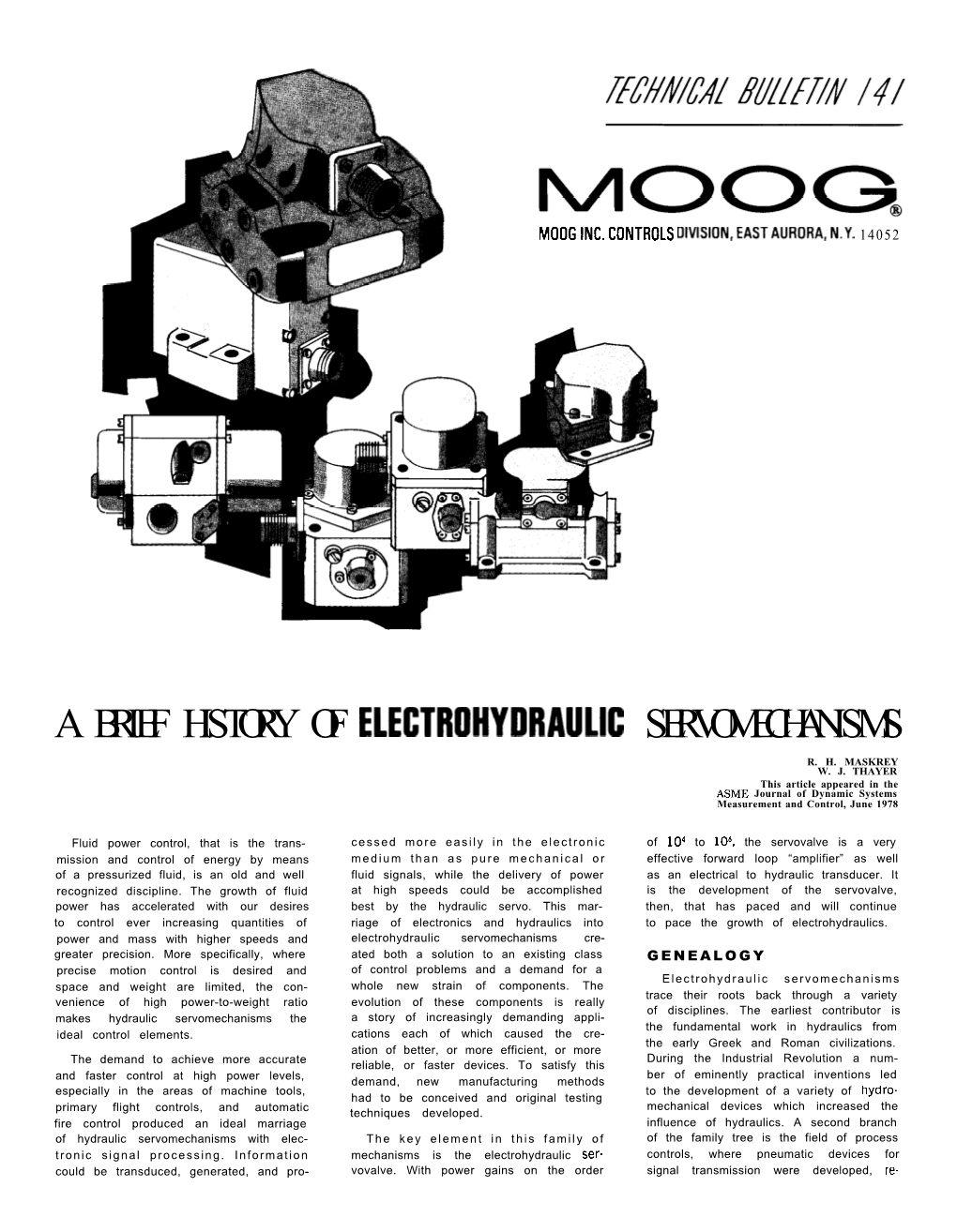 Moog Brief History of Servovalves.Pdf