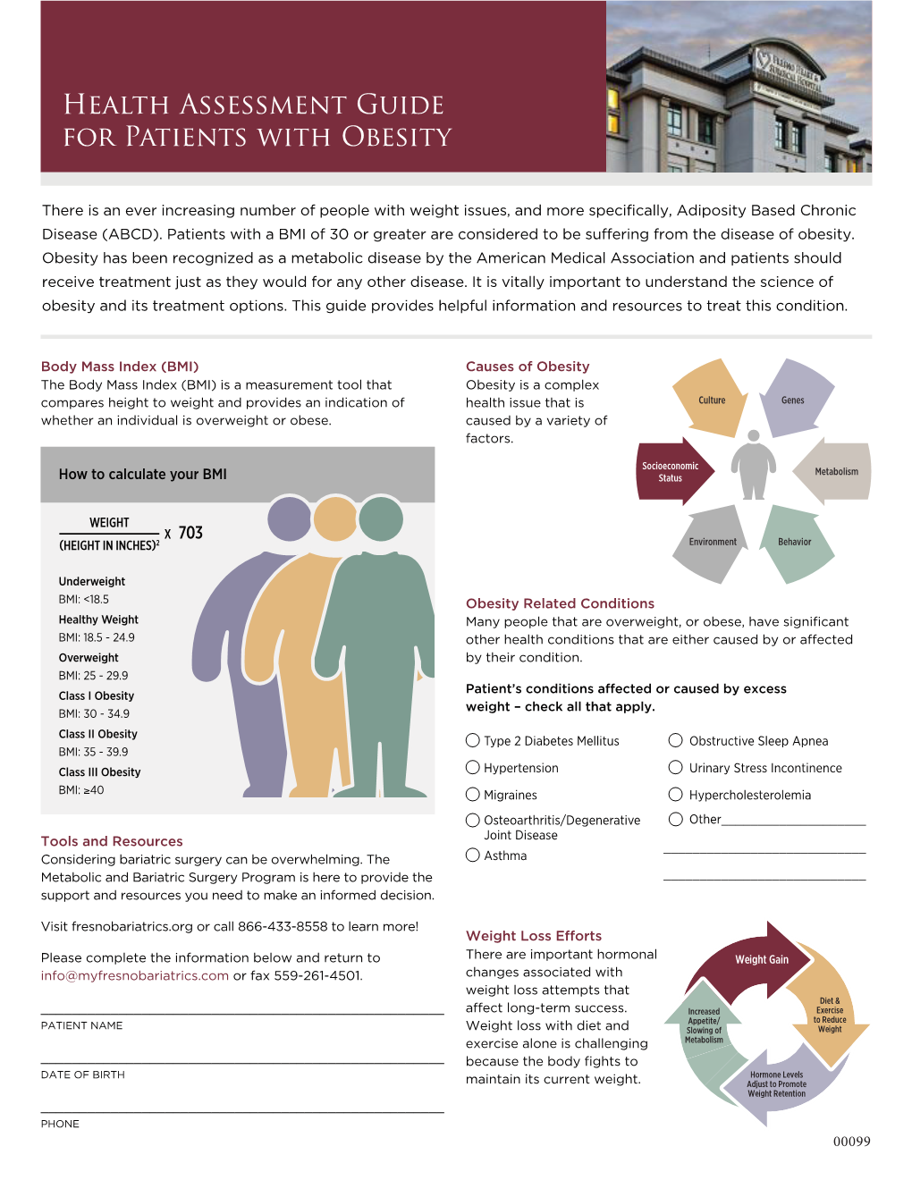 Health Assessment Guide for Patients with Obesity