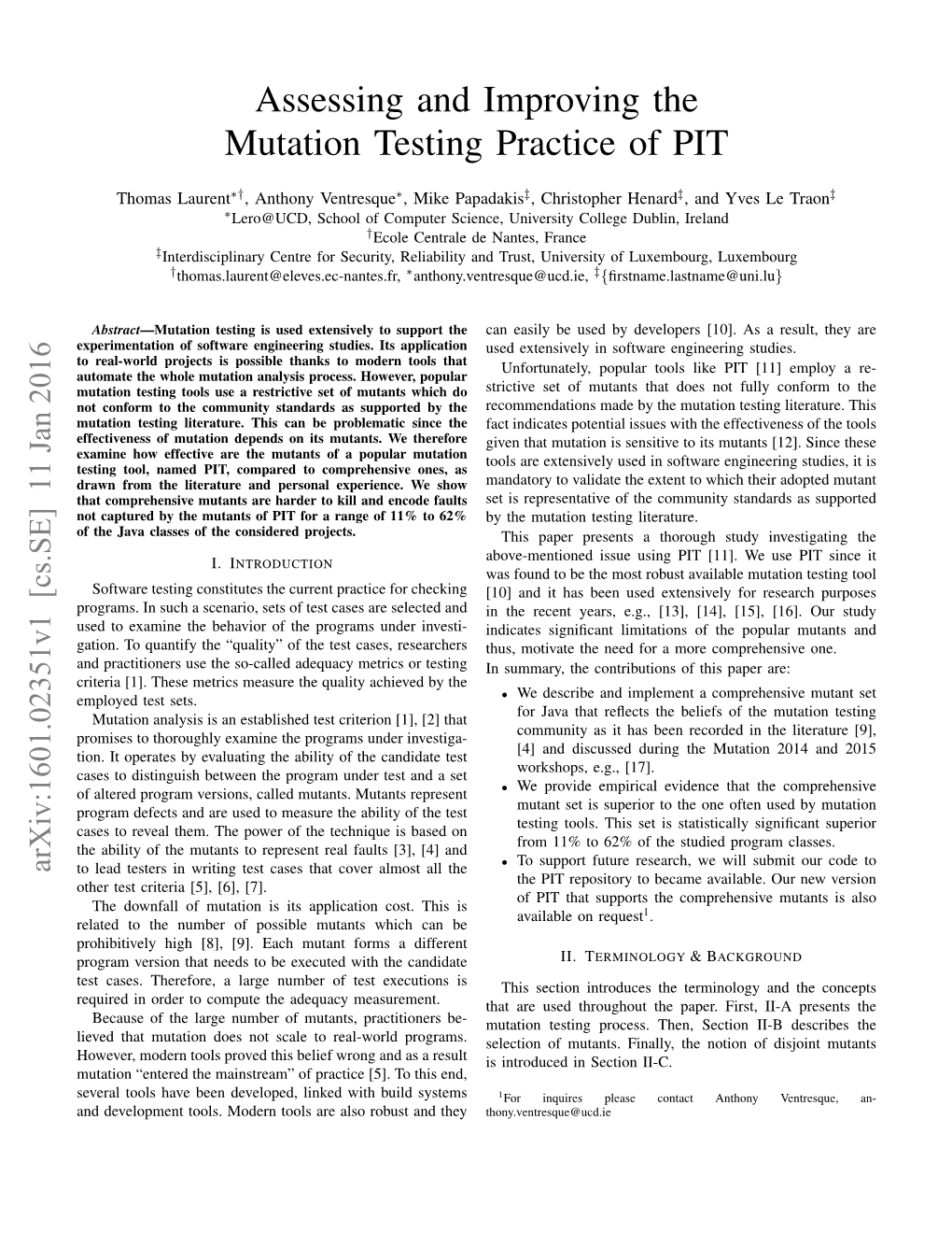 Assessing and Improving the Mutation Testing Practice of PIT