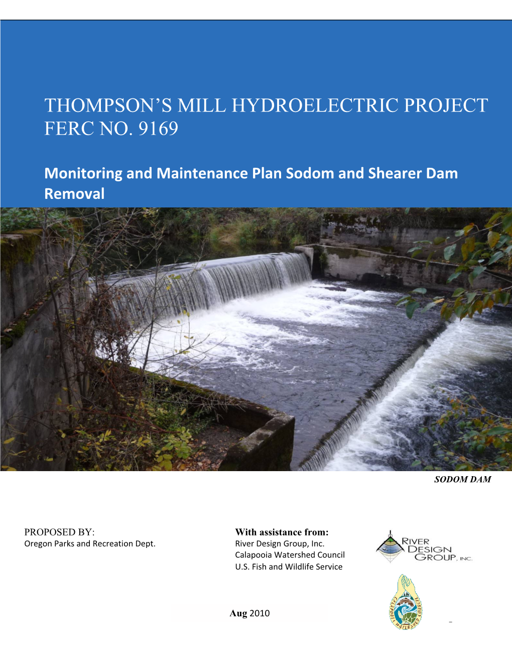 Thompson's Mill Hydroelectric Project