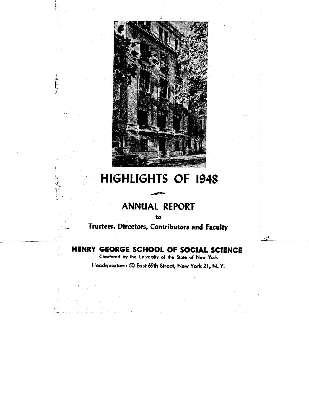 Highlights of 1948