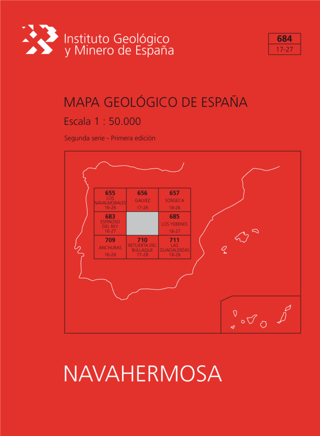 MAPA GEOLÓGICO DE ESPAÑA Escala 1:50.000