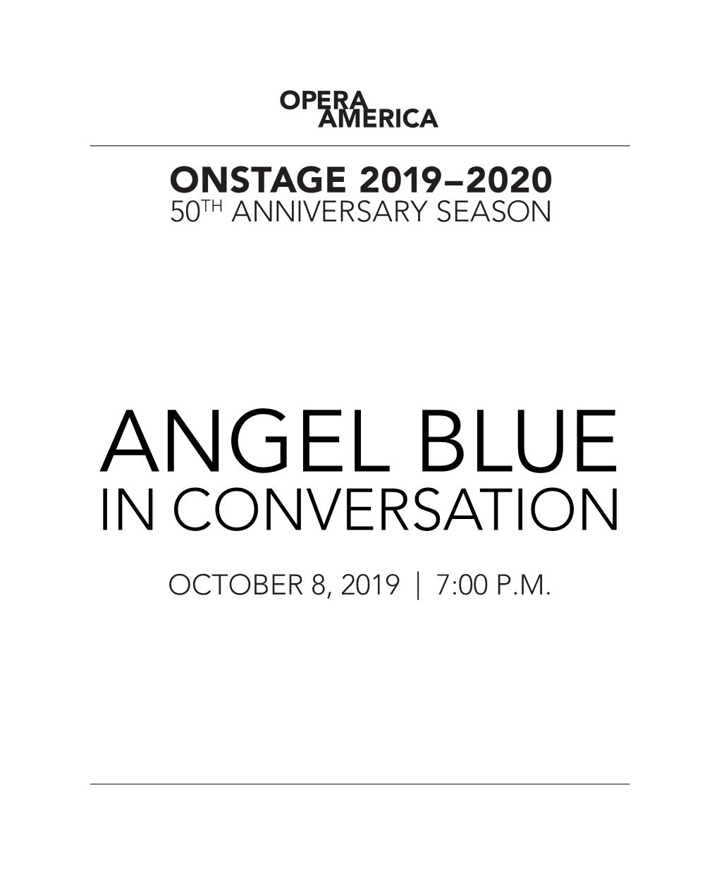 Angel Blue in Conversation