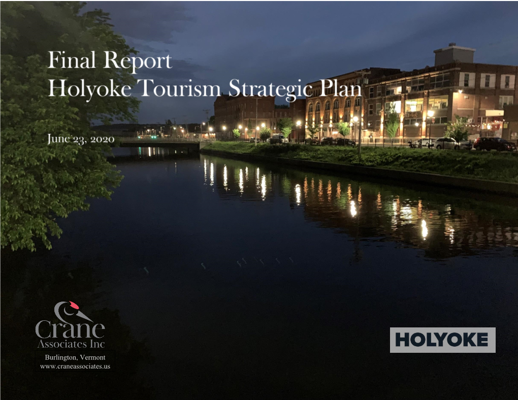 Burlington, Vermont HOLYOKE TOURISM STRATEGIC PLAN