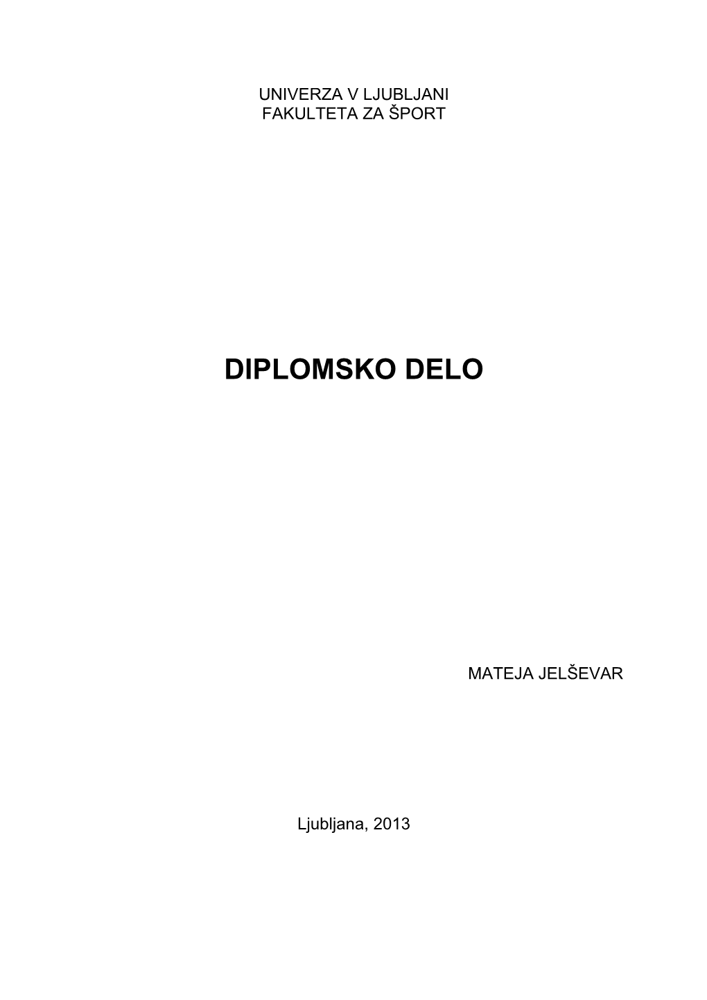 Diplomsko Delo