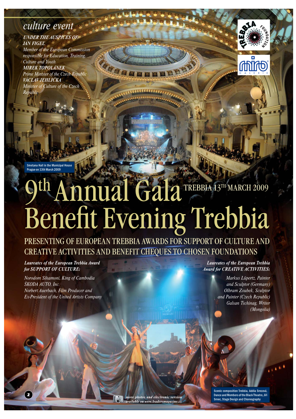 9Thannual Gala Benefit Evening Trebbia