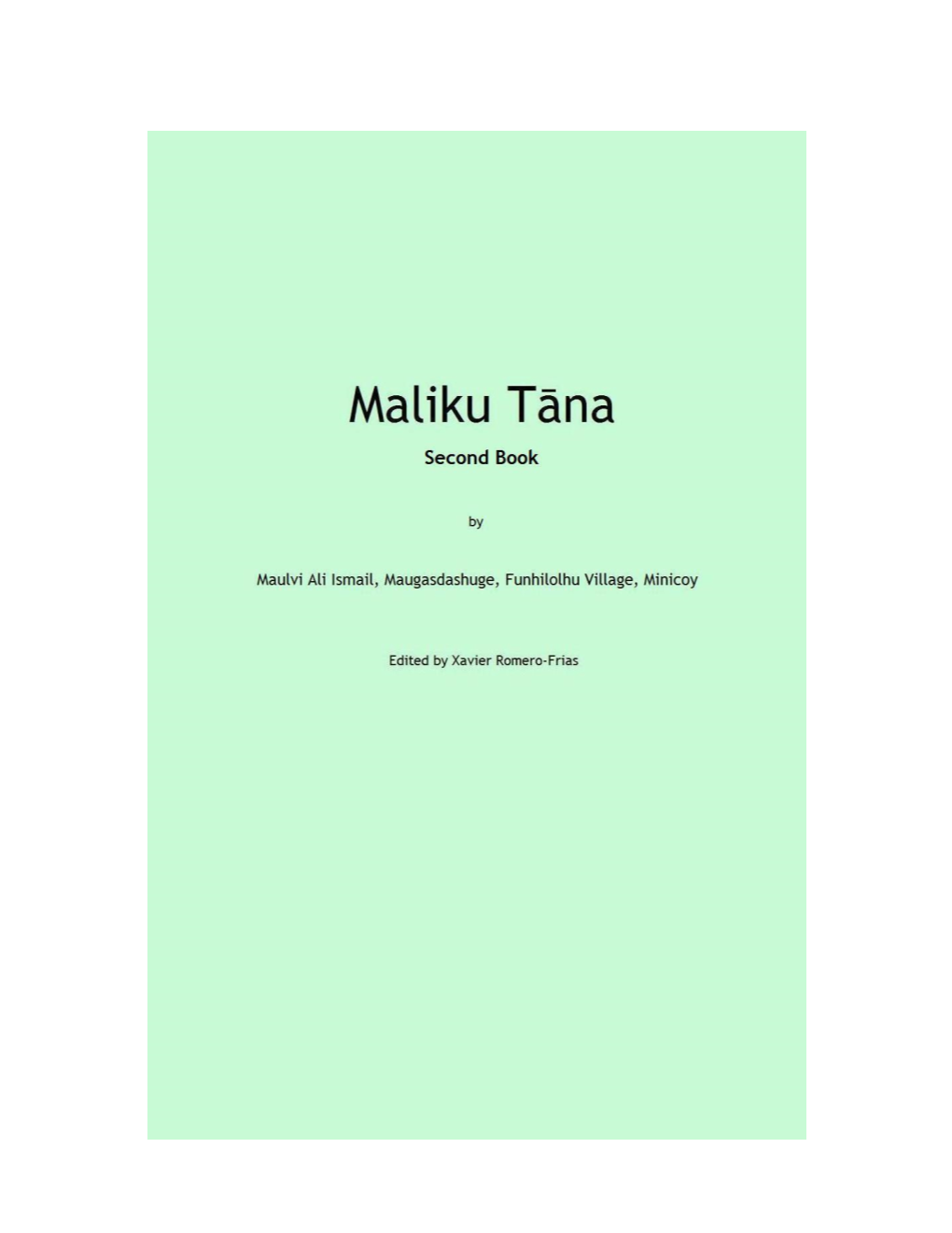 Malik Thana Second Book.Pdf