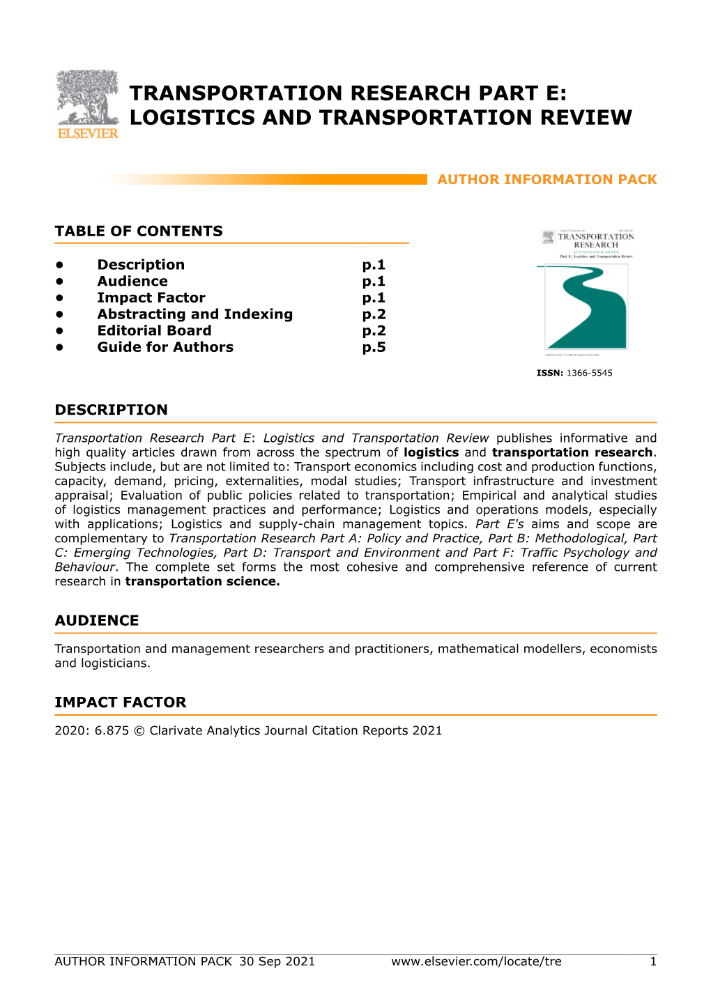 Transportation Research Part E: Logistics and Transportation Review