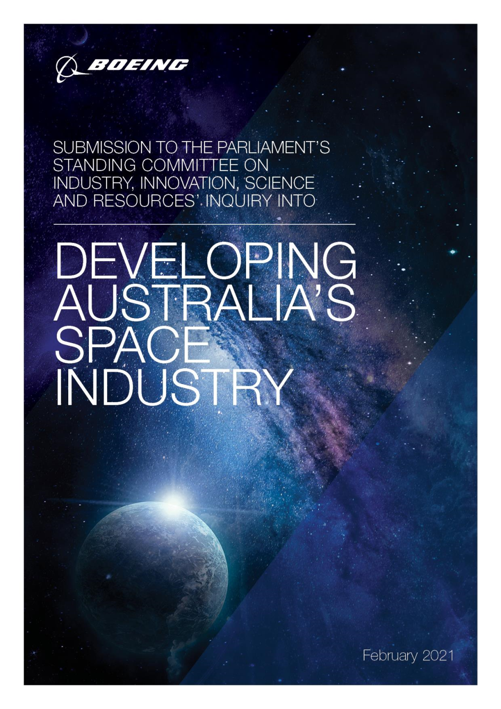 Inquiry Into Developing Australia's Space Industry Submission 80