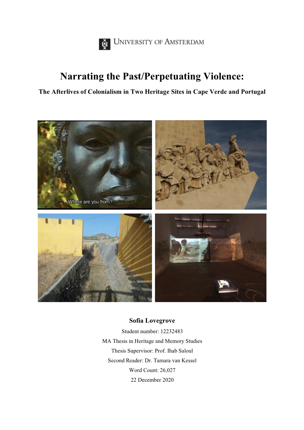 Narrating the Past/Perpetuating Violence