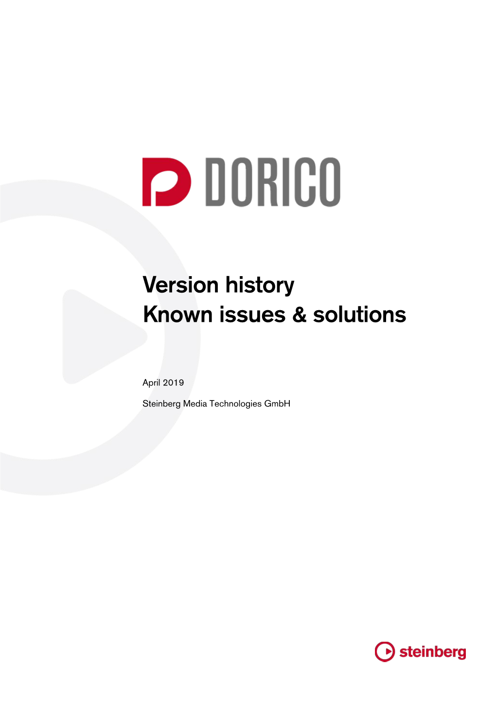 Dorico 2.2.20 Version History