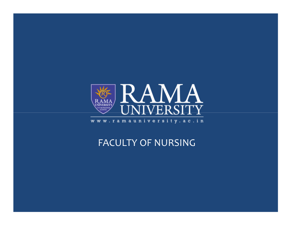 Faculty of Nursing Preparation of Child Birth and Parenthood