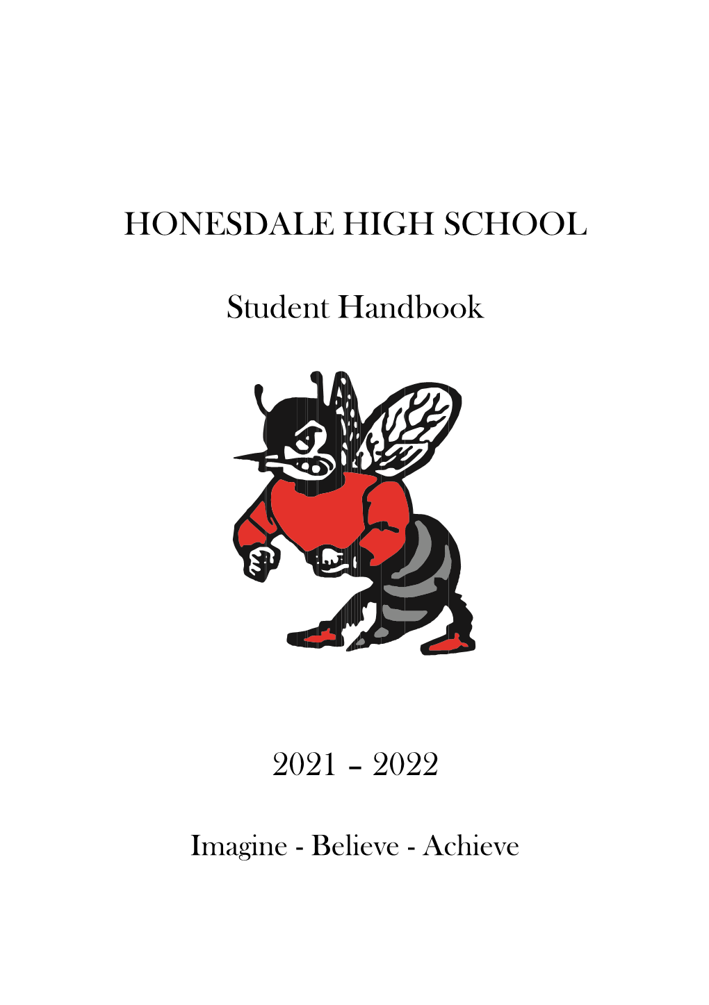 HONESDALE HIGH SCHOOL Student Handbook 2021 – 2022