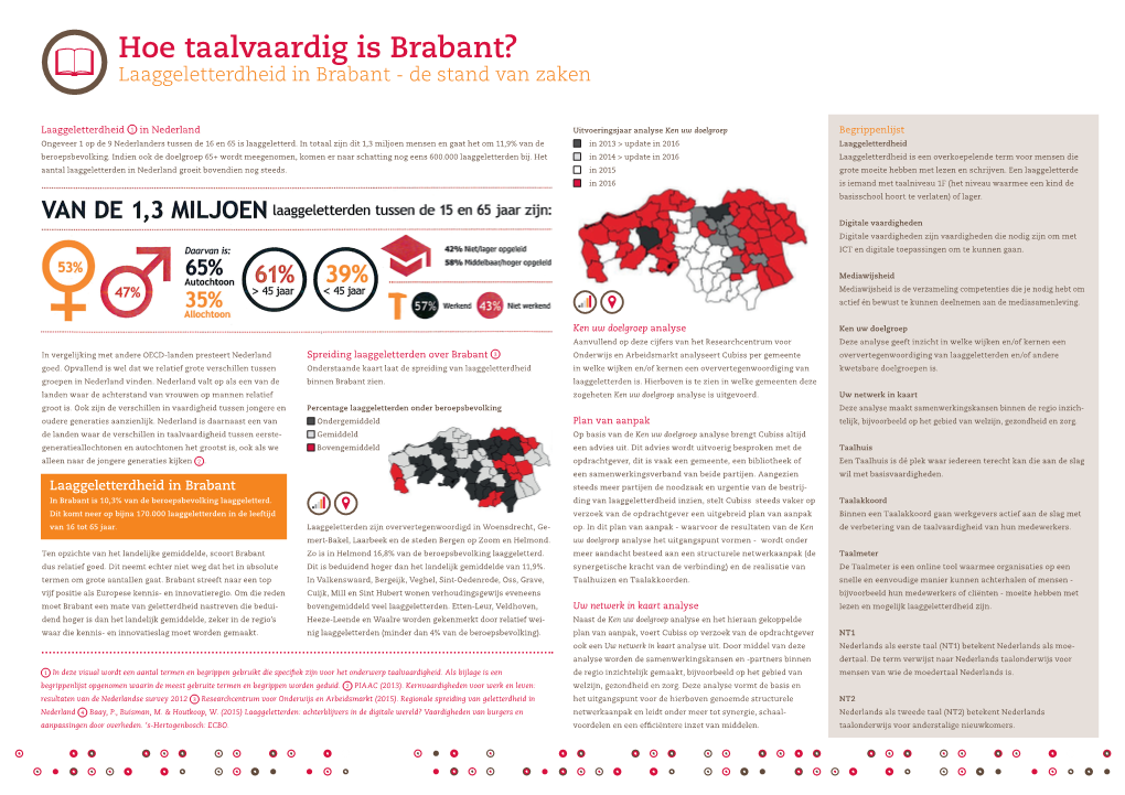 Hoe Taalvaardig Is Brabant? Laaggeletterdheid in Brabant - De Stand Van Zaken