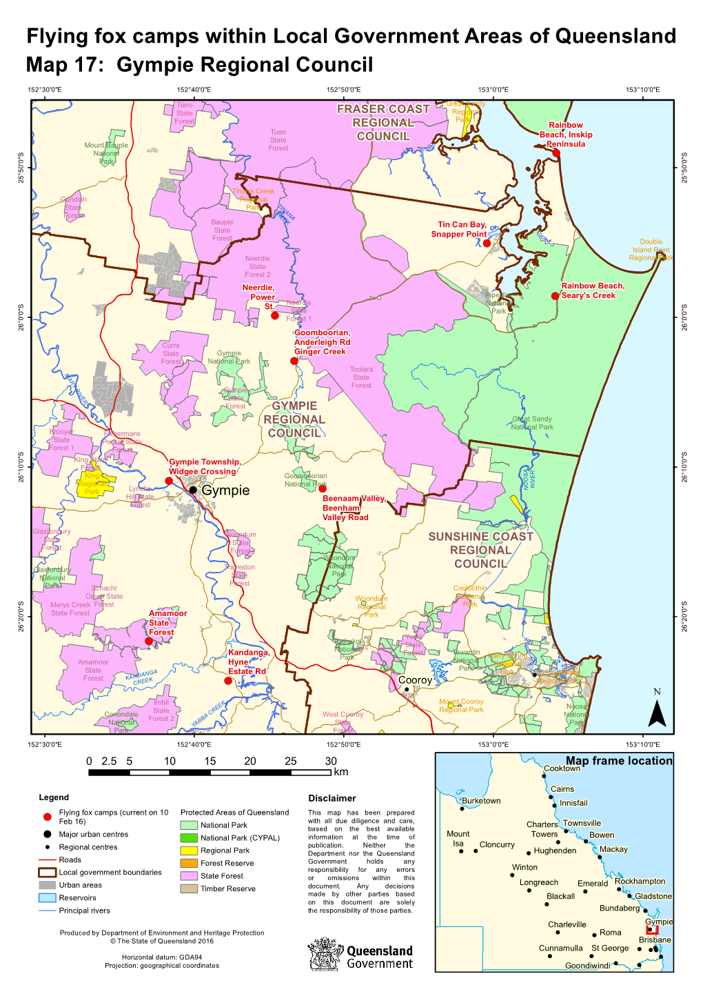 Map 17 — Gympie Region (PDF, 1MB)