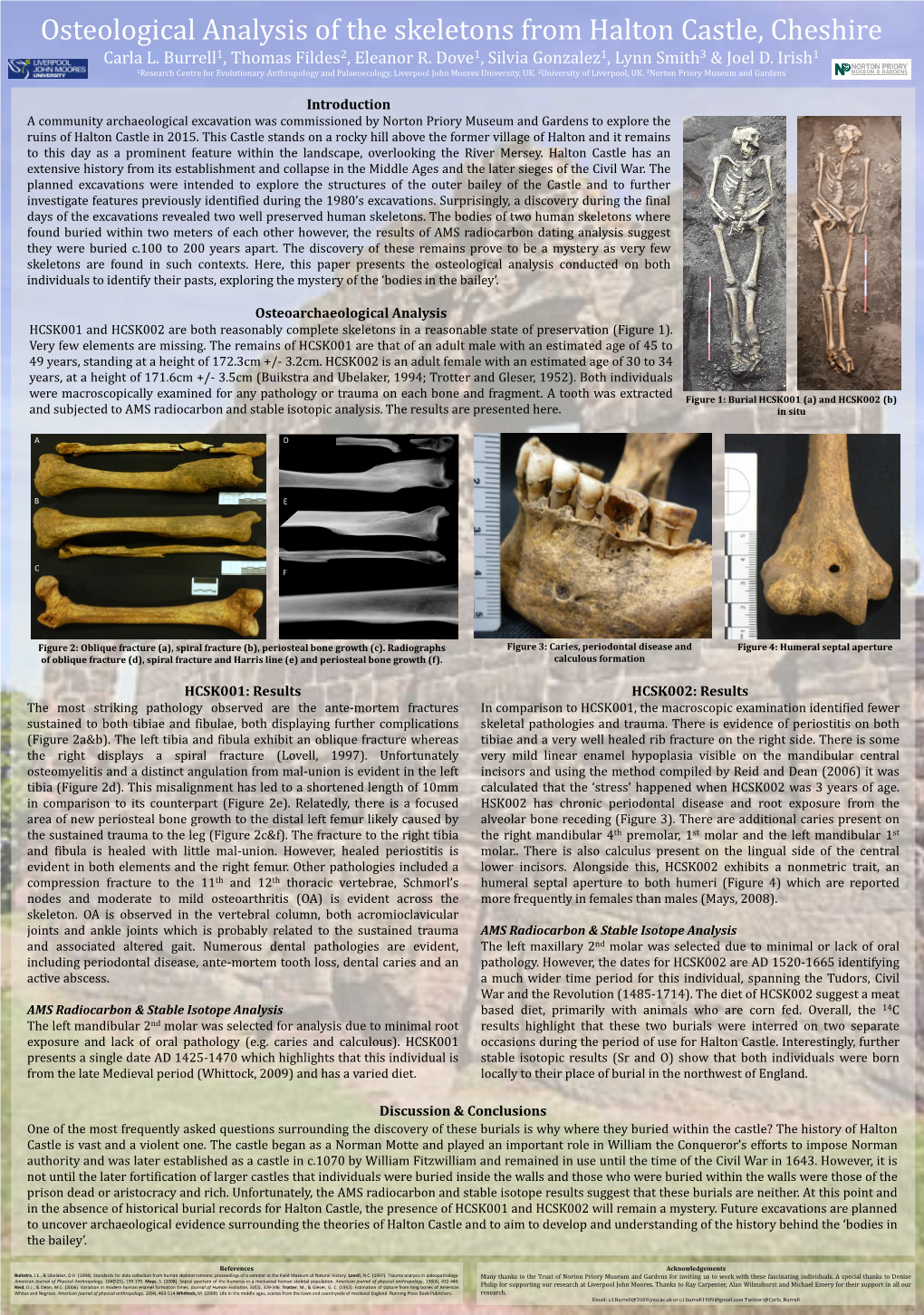 Osteological Analysis of the Skeletons from Halton Castle, Cheshire Carla L