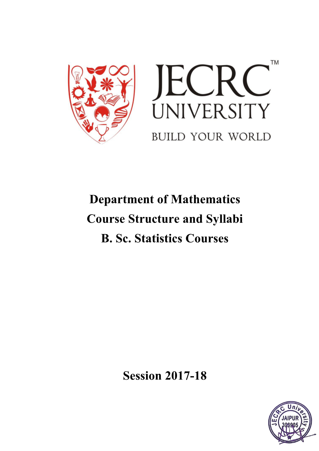 Department of Mathematics Course Structure and Syllabi B. Sc