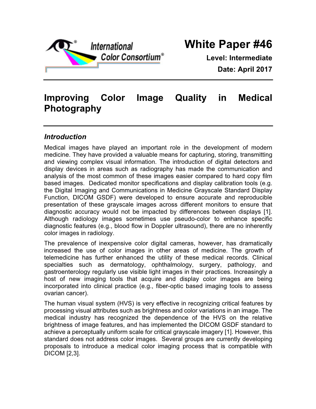 White Paper #46 Level: Intermediate Date: April 2017