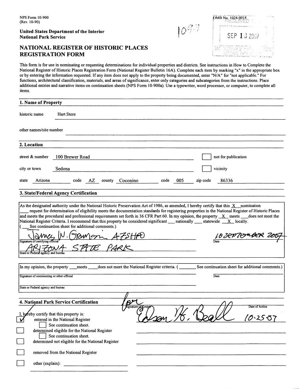 National Register of Historic Places Registration Form ^ ^ 1