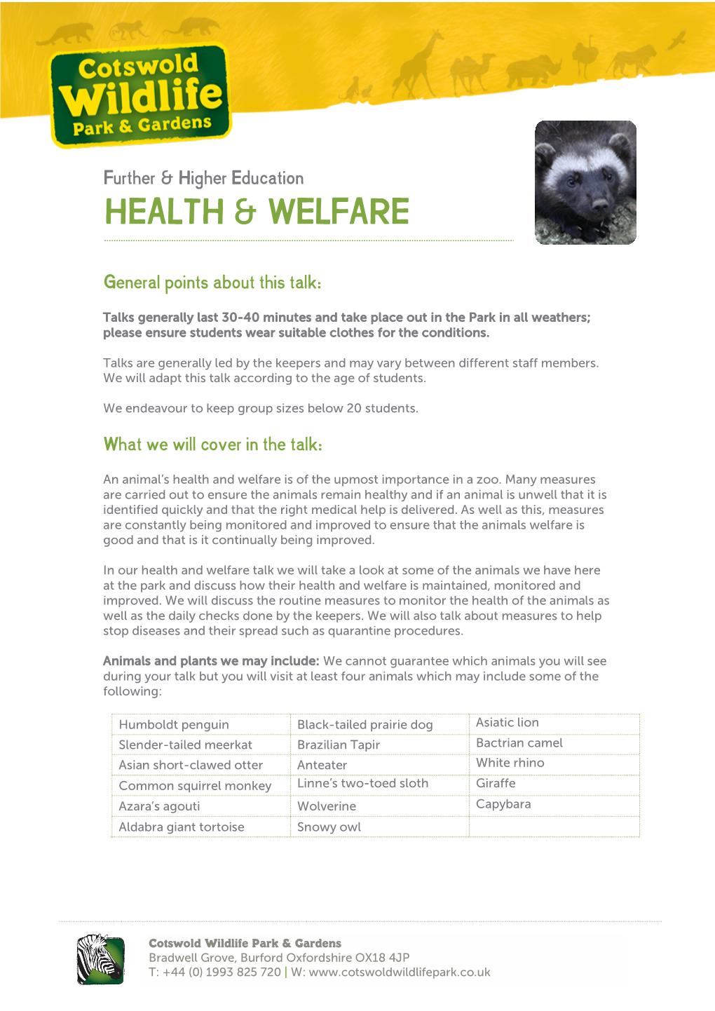 Health & Welfare