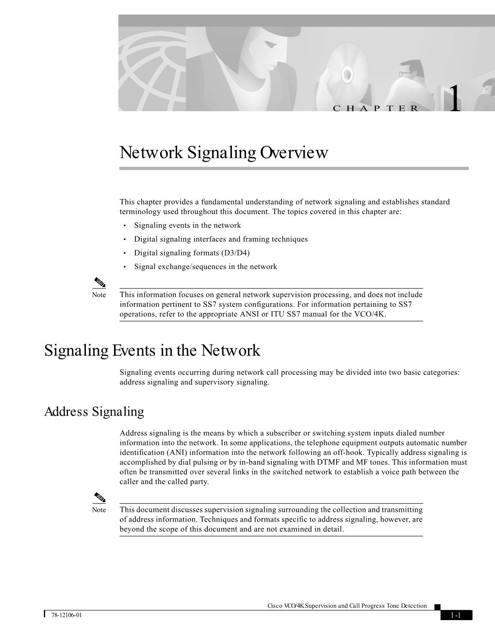 Network Signaling Overview