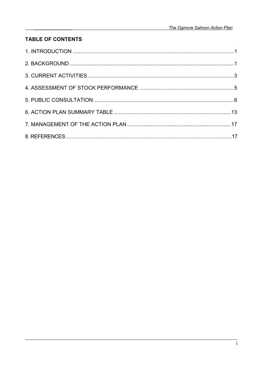 Table of Contents 1. Introduction