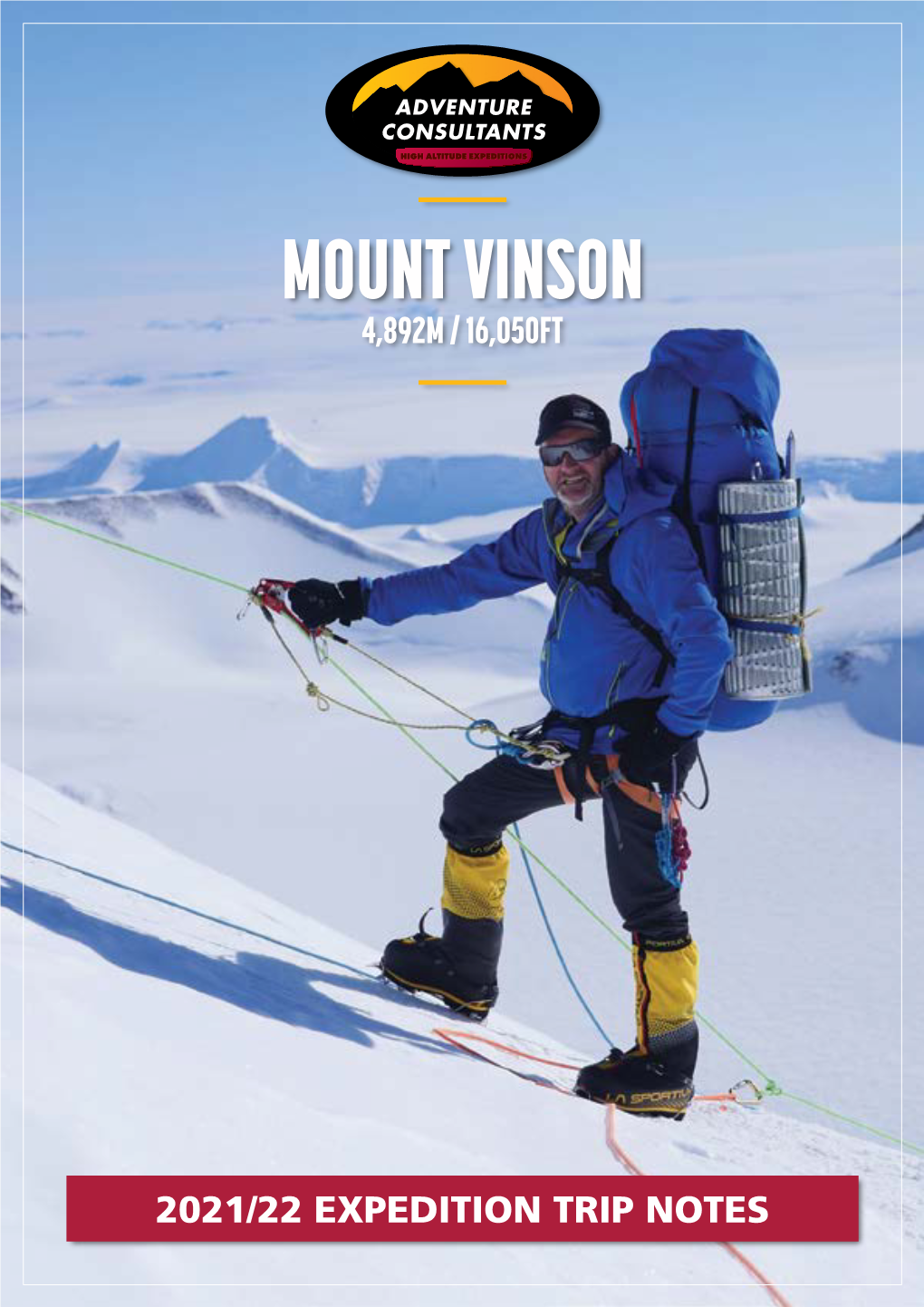 Mount Vinson 4,892M / 16,050Ft