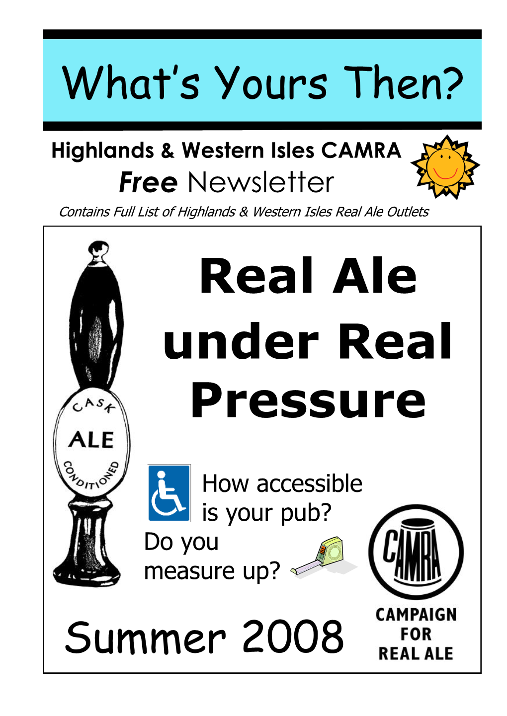 Real Ale Under Real Pressure