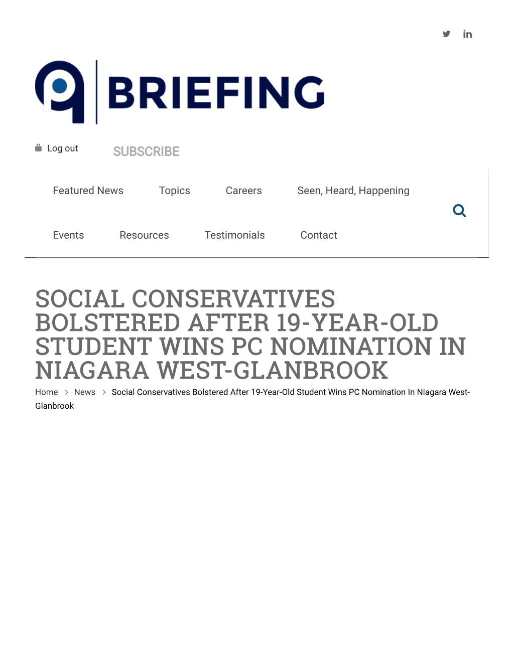 Social Conservatives Bolstered After 19-Year