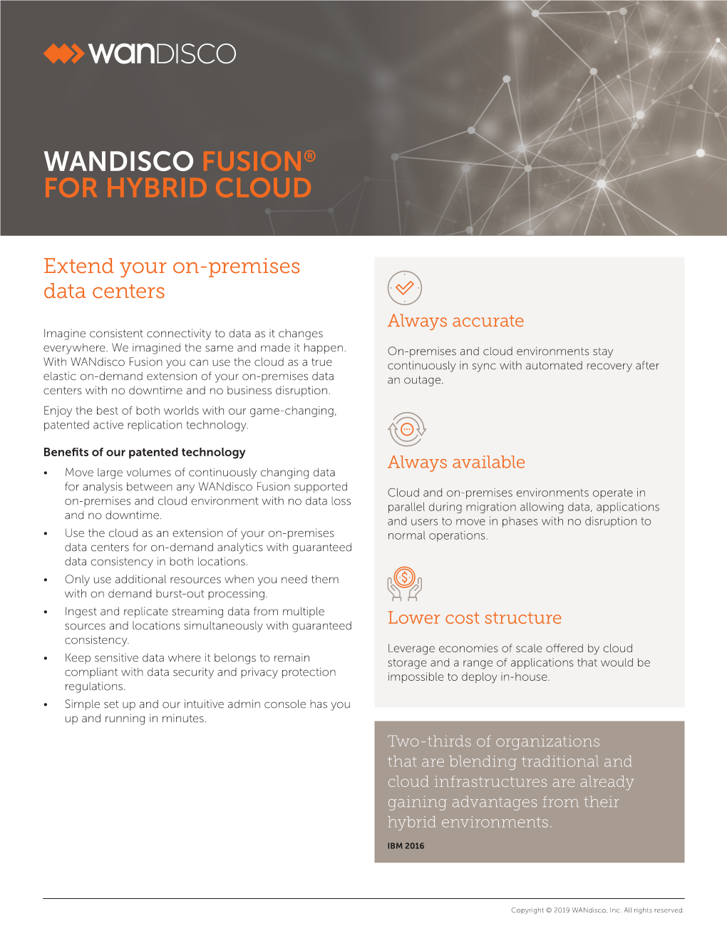 Wandisco Fusion® for Hybrid Cloud