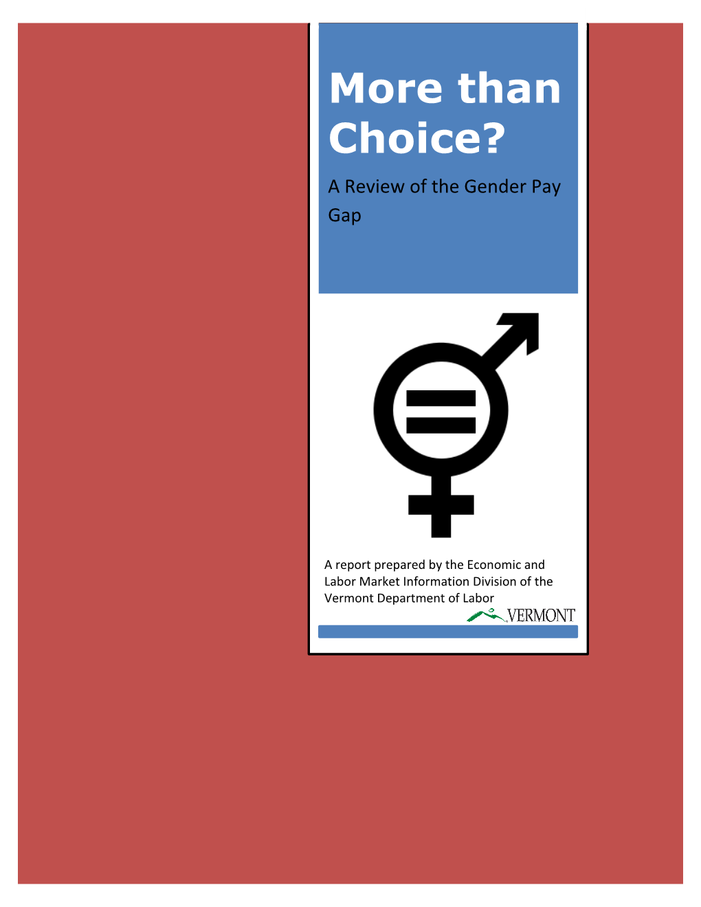 More Than Choice? a Review of the Gender Pay Gap