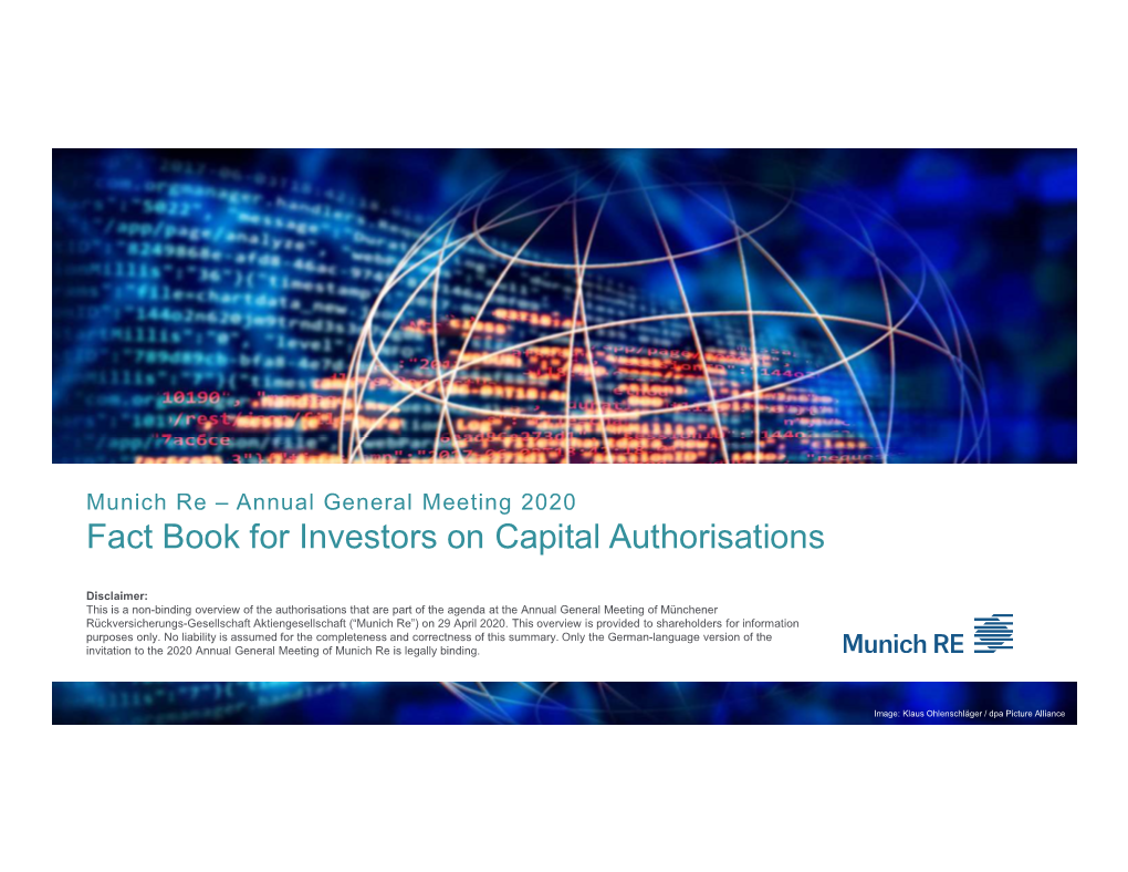 Fact Book for Investors on Capital Authorisations PDF