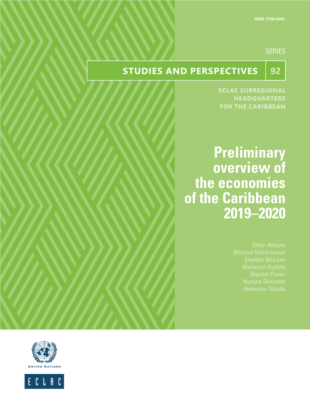 Preliminary Overview of the Economies of the Caribbean 2019-2020