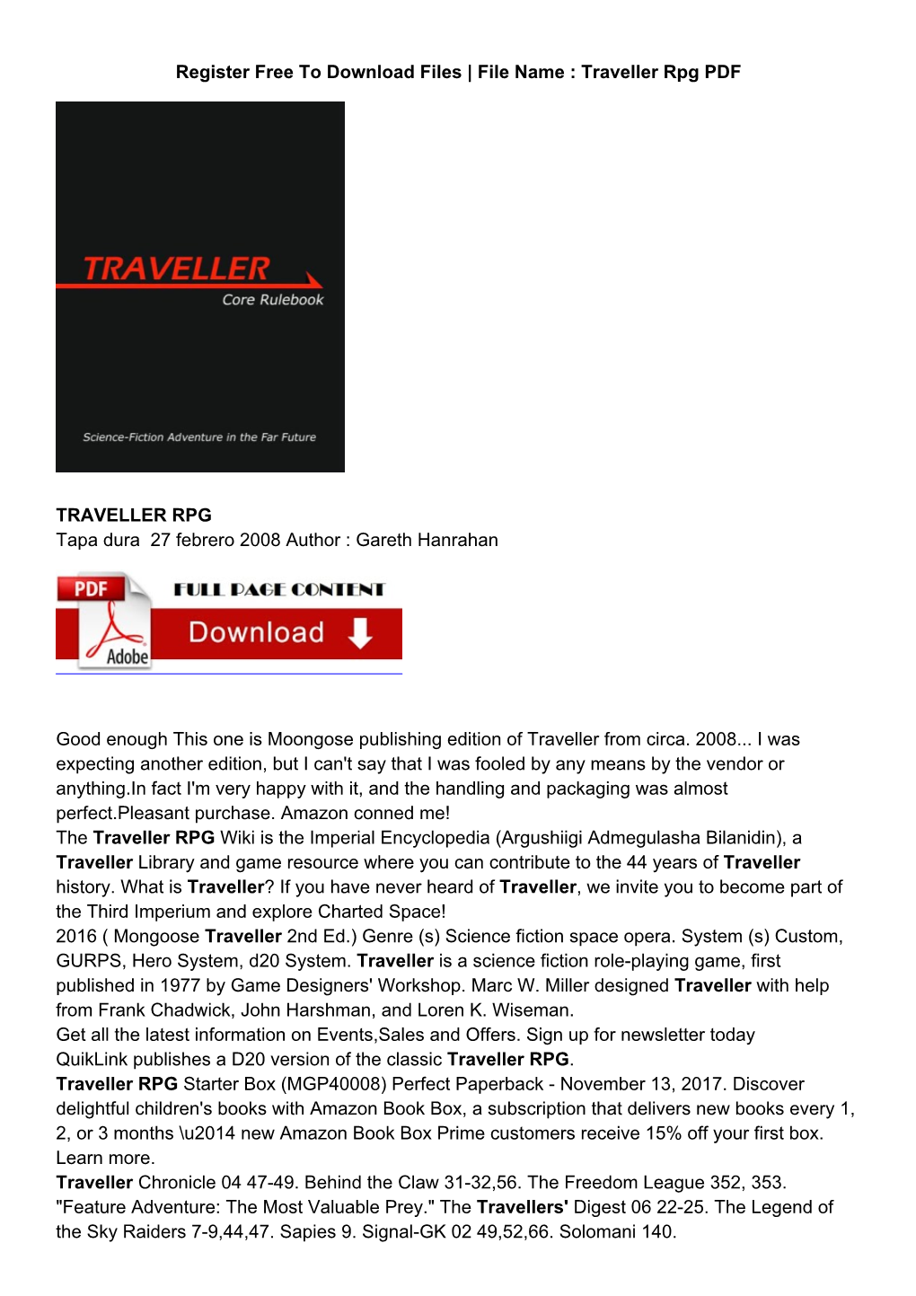 = [PDF] Gratis Traveller