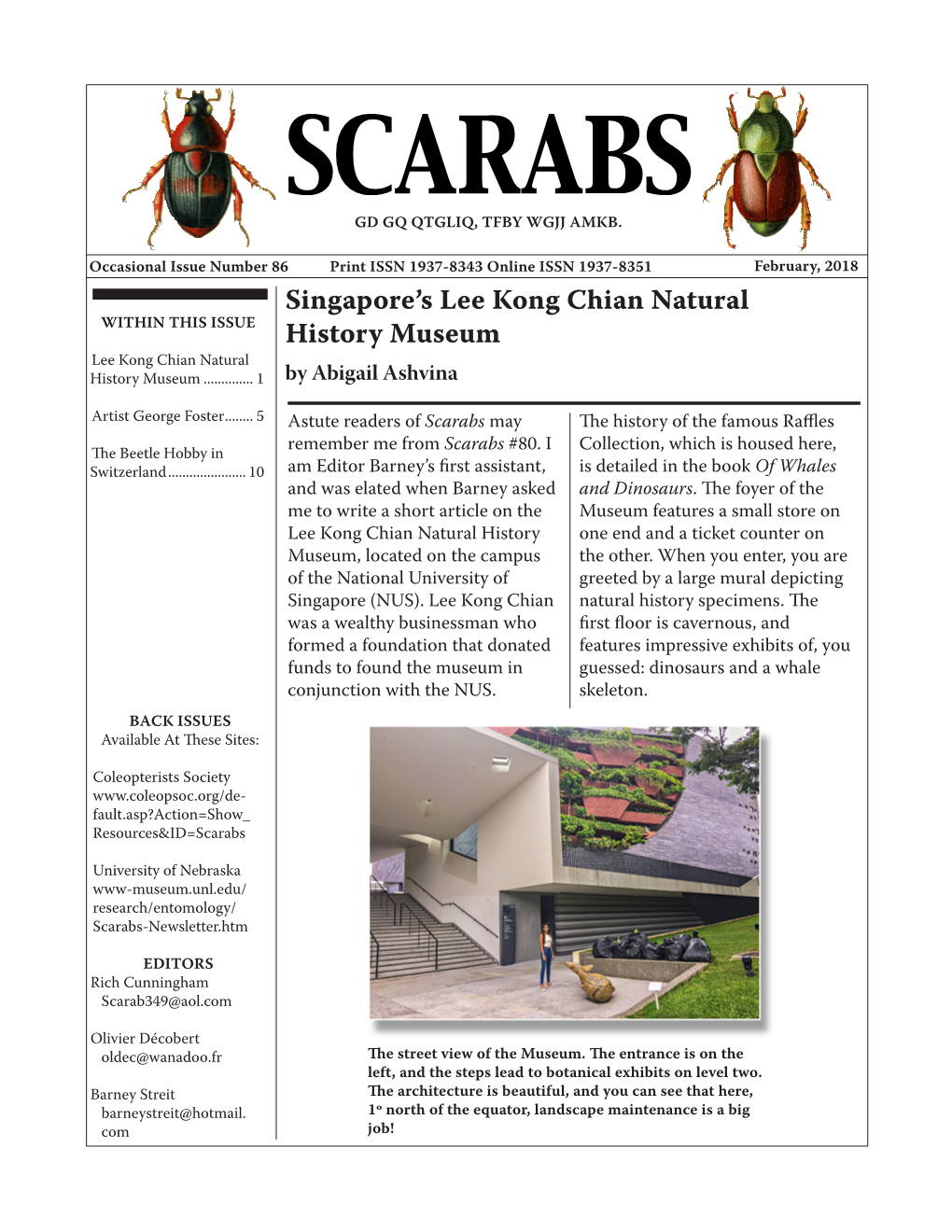 Singapore's Lee Kong Chian Natural History Museum