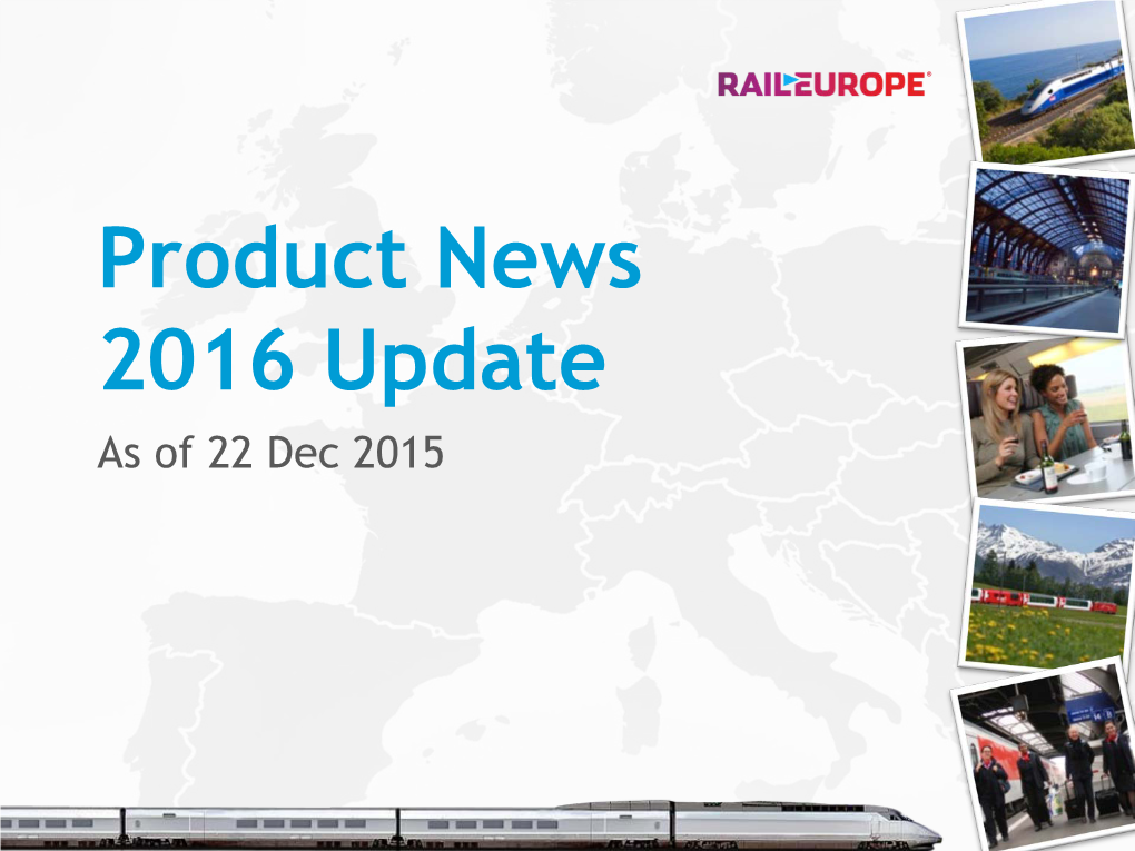 Product News 2016 Update
