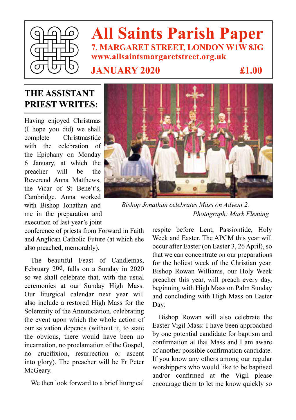 Parish Paper January 2020