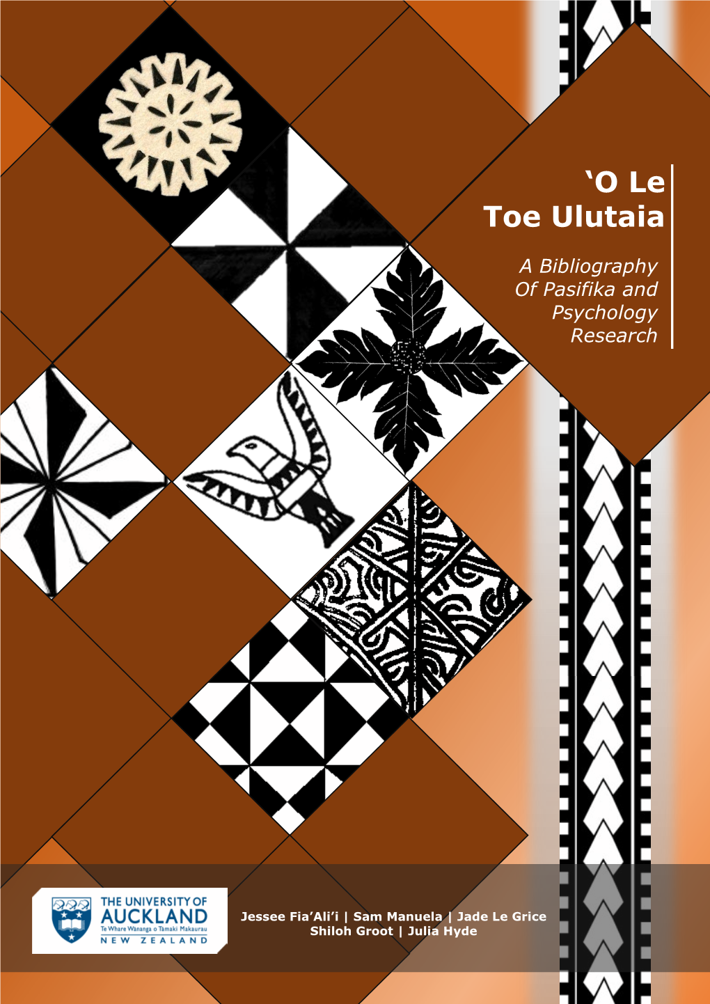 O Le Toe Ulutaia: a Bibliography of Pasifika and Psychology Research