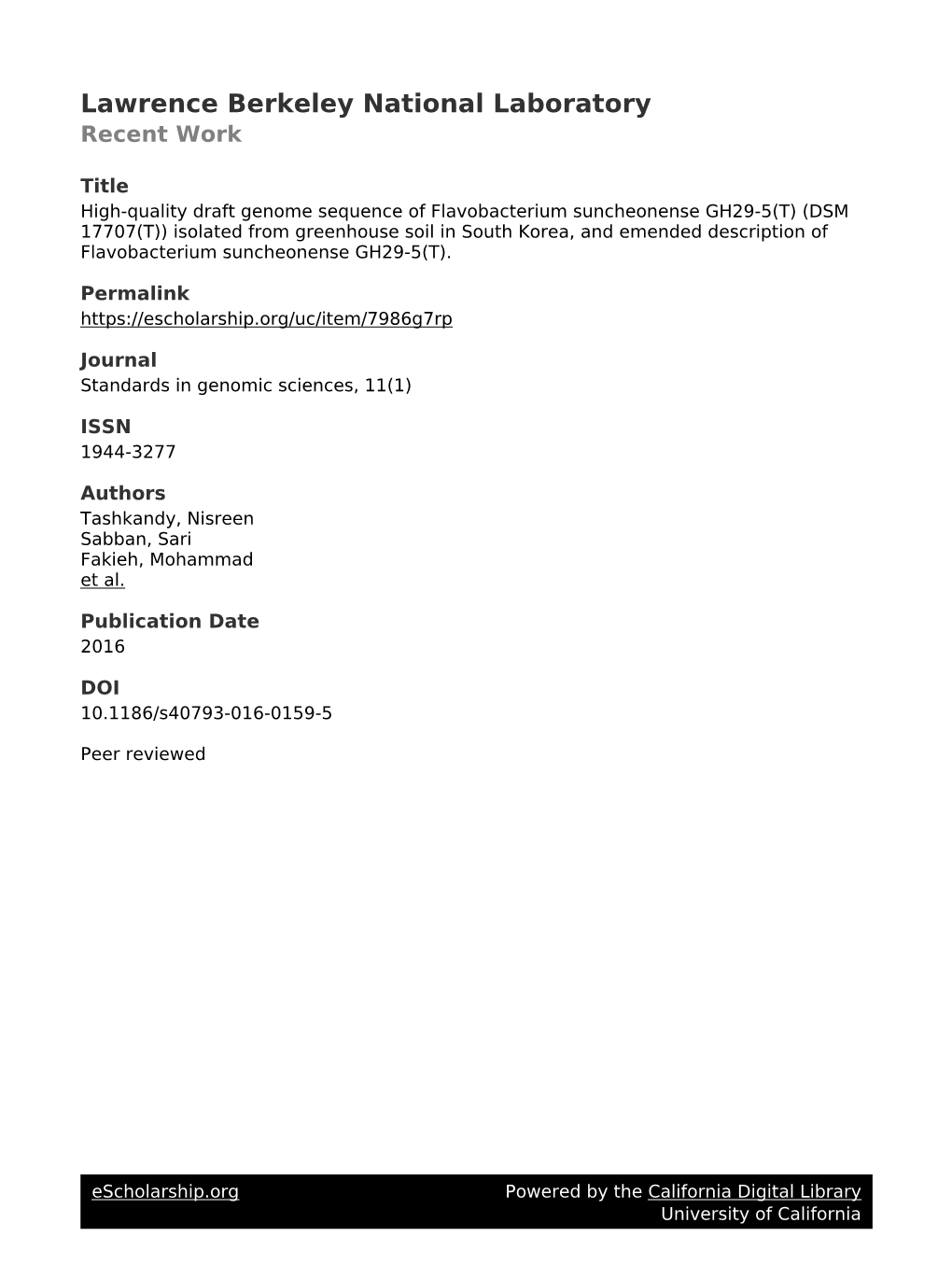 High-Quality Draft Genome Sequence of Flavobacterium