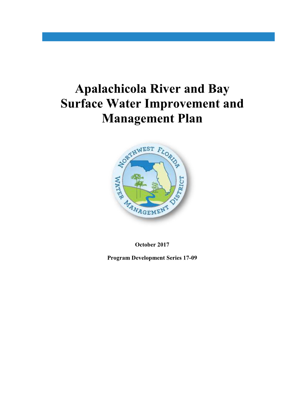 Apalachicola River and Bay Surface Water Improvement and Management Plan