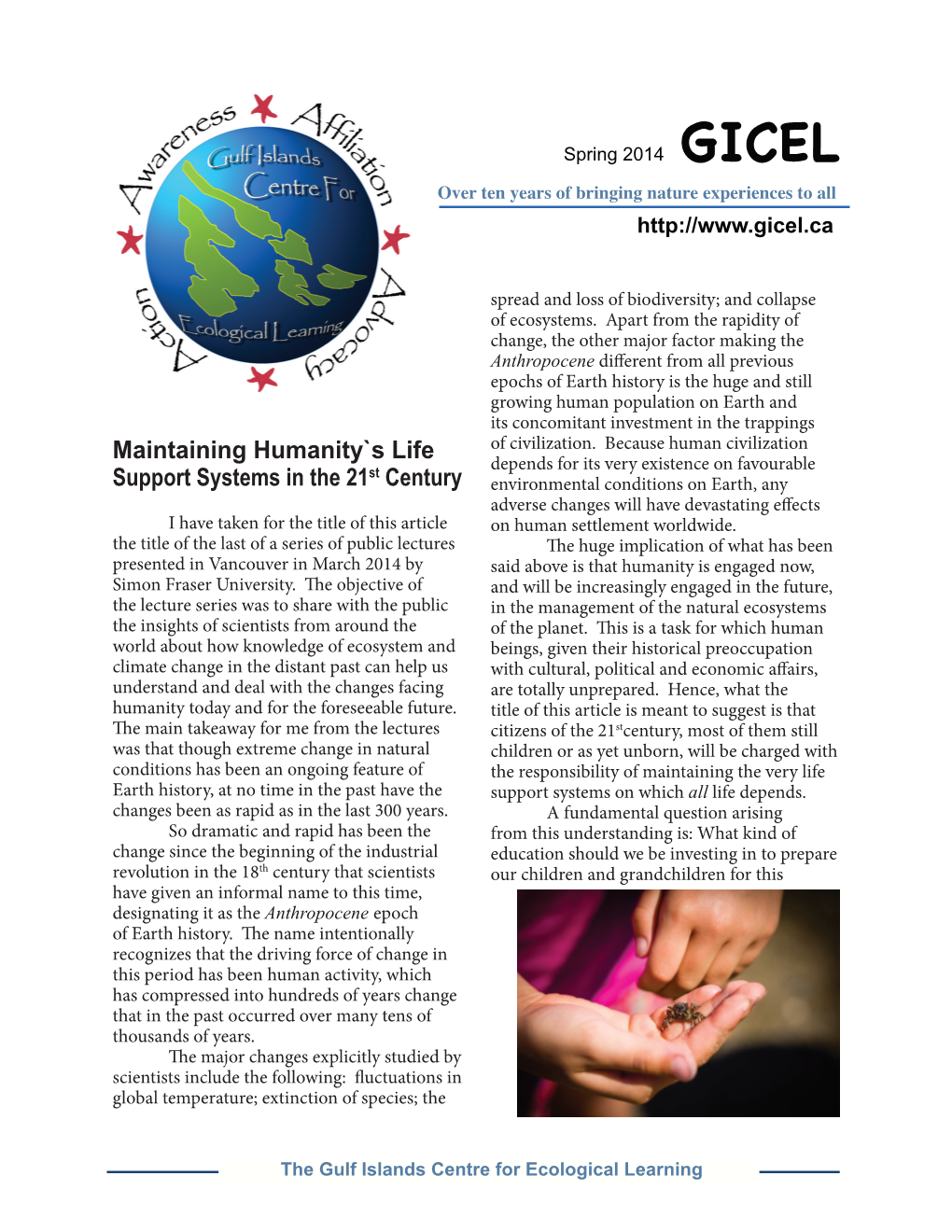 GICEL Newsletter 2014