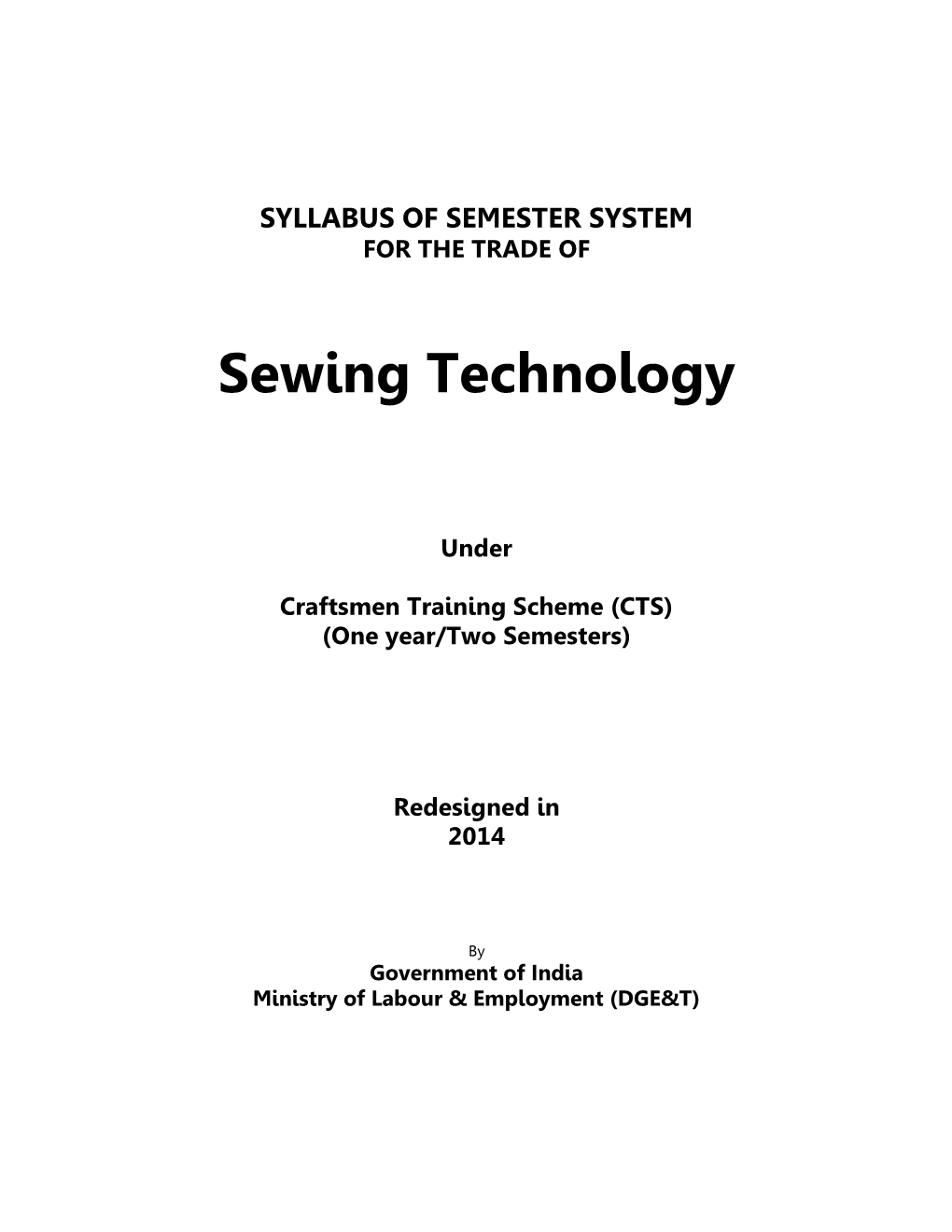 Sewing Technology