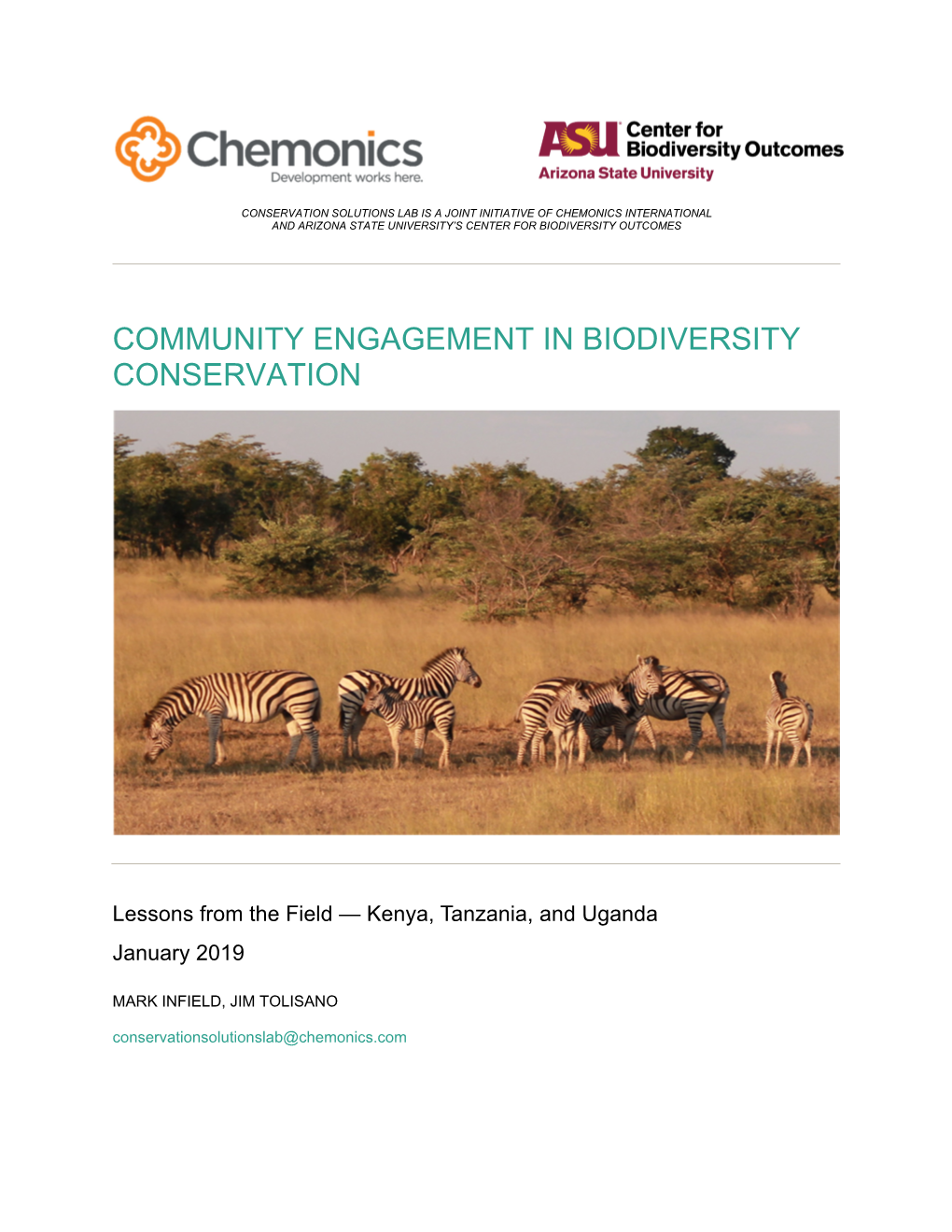 Community Engagement in Biodiversity Conservation