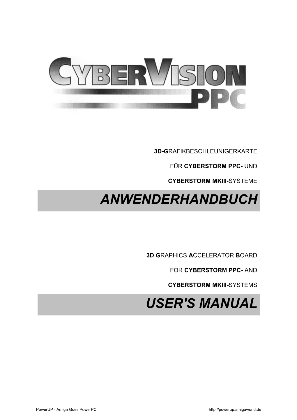 Cybervision Ppc in Betrieb Nehmen