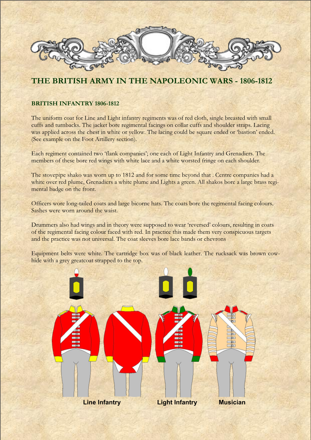 The British Army in the Napoleonic Wars - 1806-1812