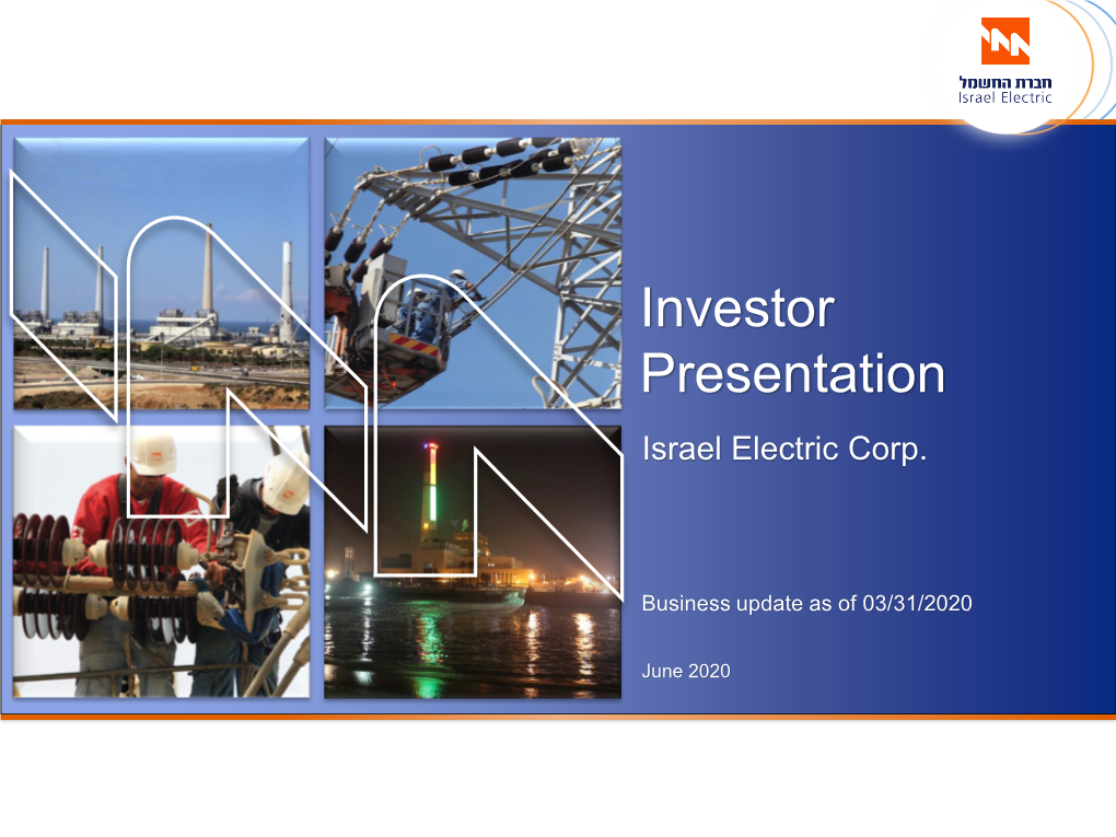 Investor Presentation Israel Electric Corp