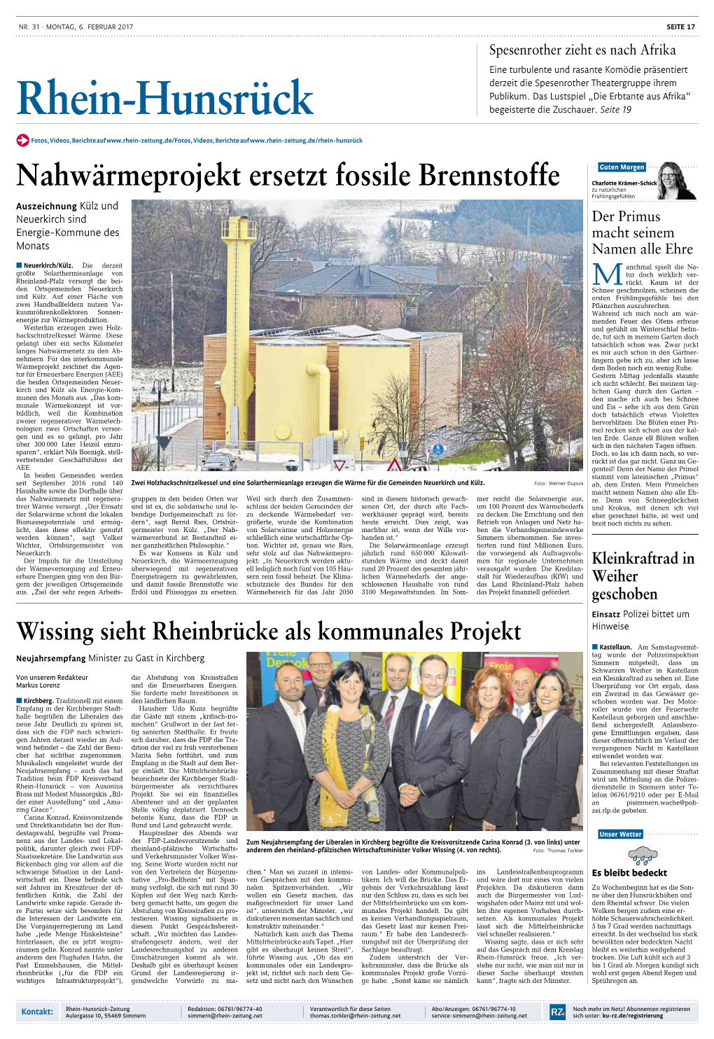 Neuerkirch-Külz Energiekommune Des Monats