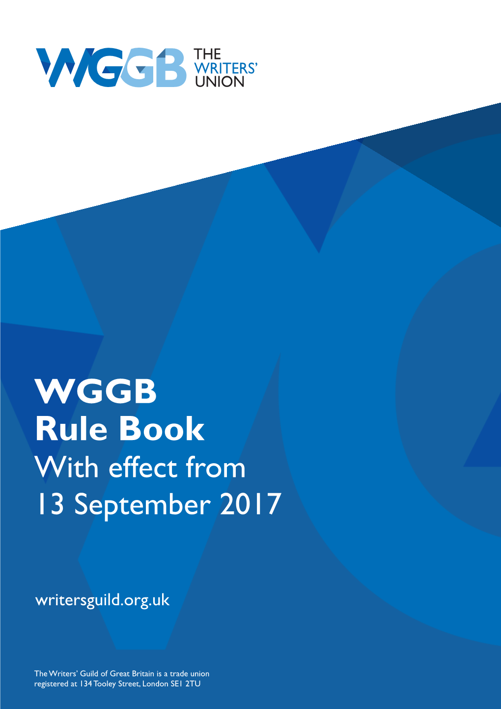 WGGB Rule Book with Effect from 13 September 2017