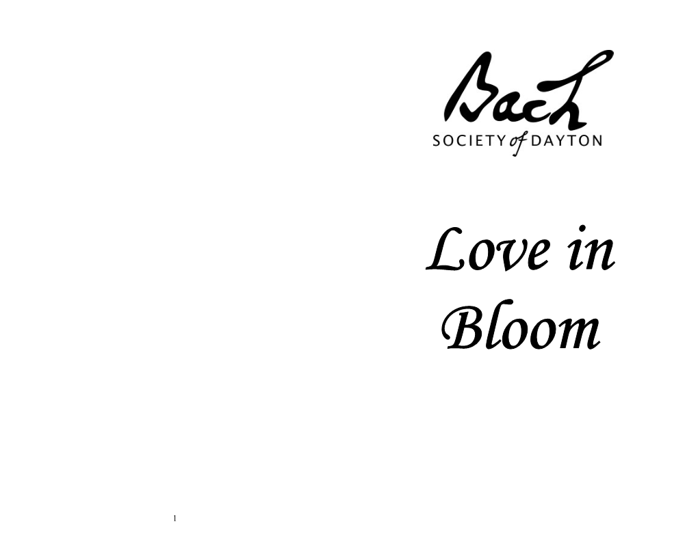 Love in Bloom