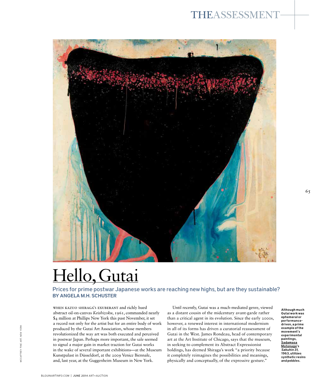 Hello, Gutai Art+Auction